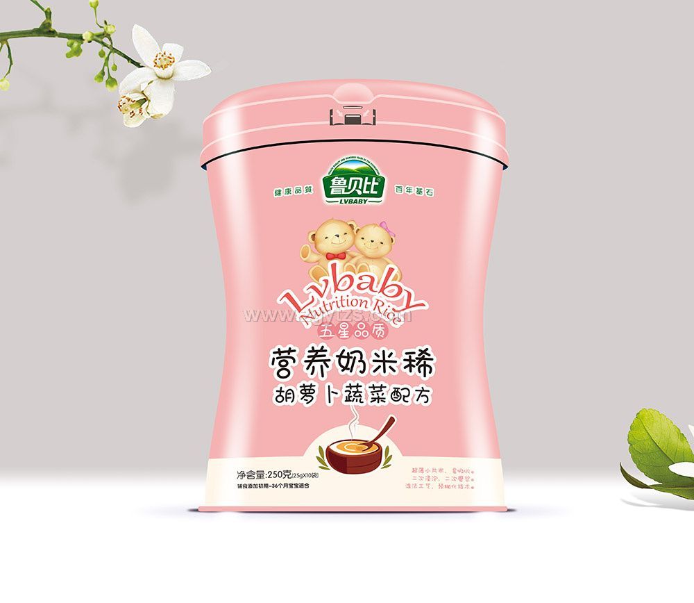 營養奶米稀胡蘿卜蔬菜配方聽裝圖片