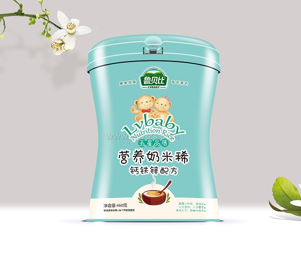 營養奶米稀鈣鐵鋅配方聽裝圖片